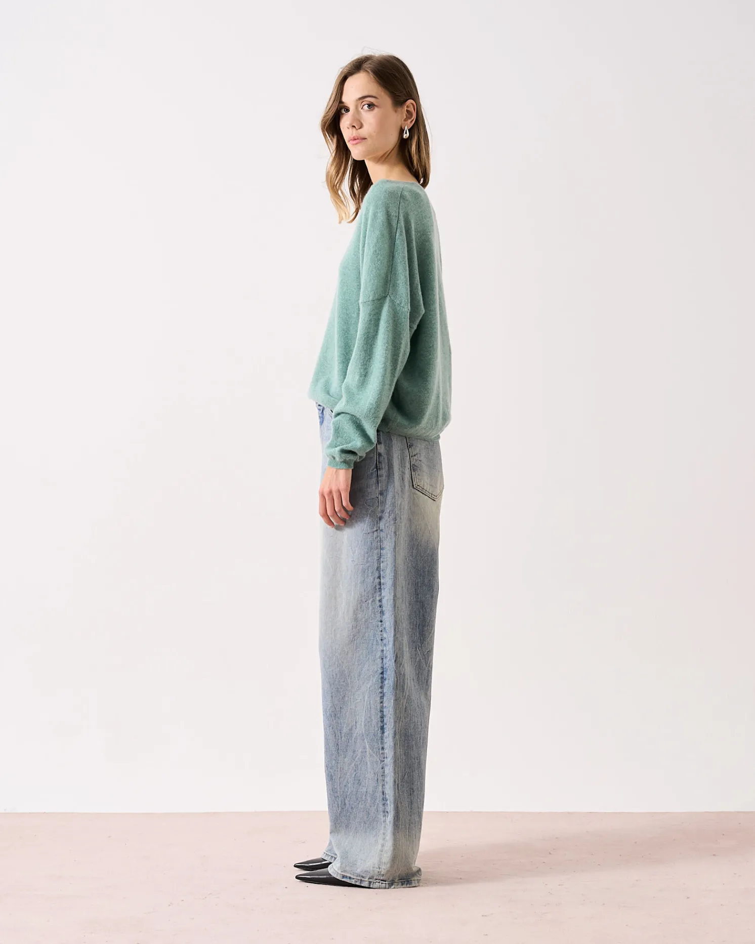 Absolut Cashmere Alicia<DAMES V-Hals|100% Kasjmier