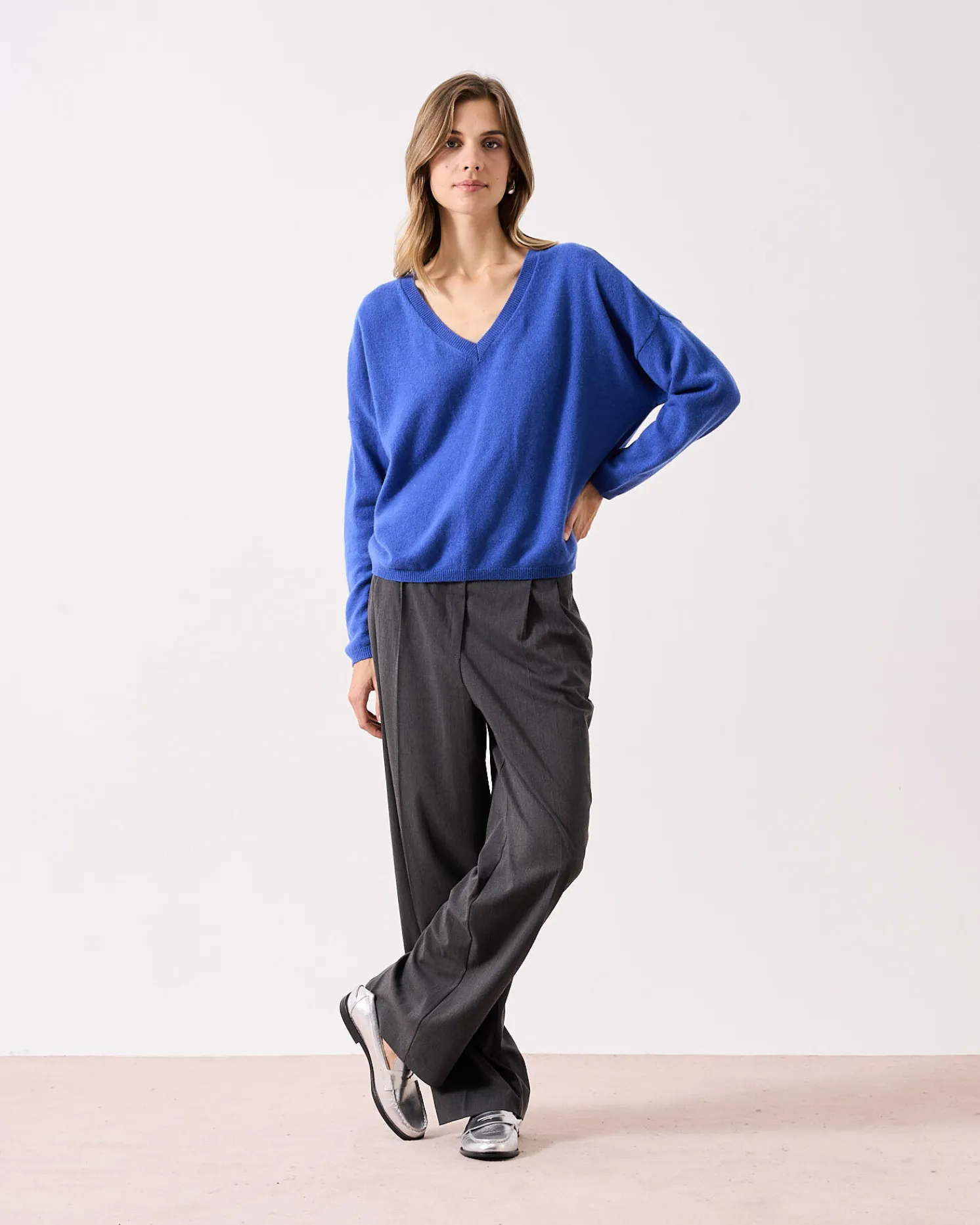 Absolut Cashmere Alicia<DAMES V-Hals|100% Kasjmier