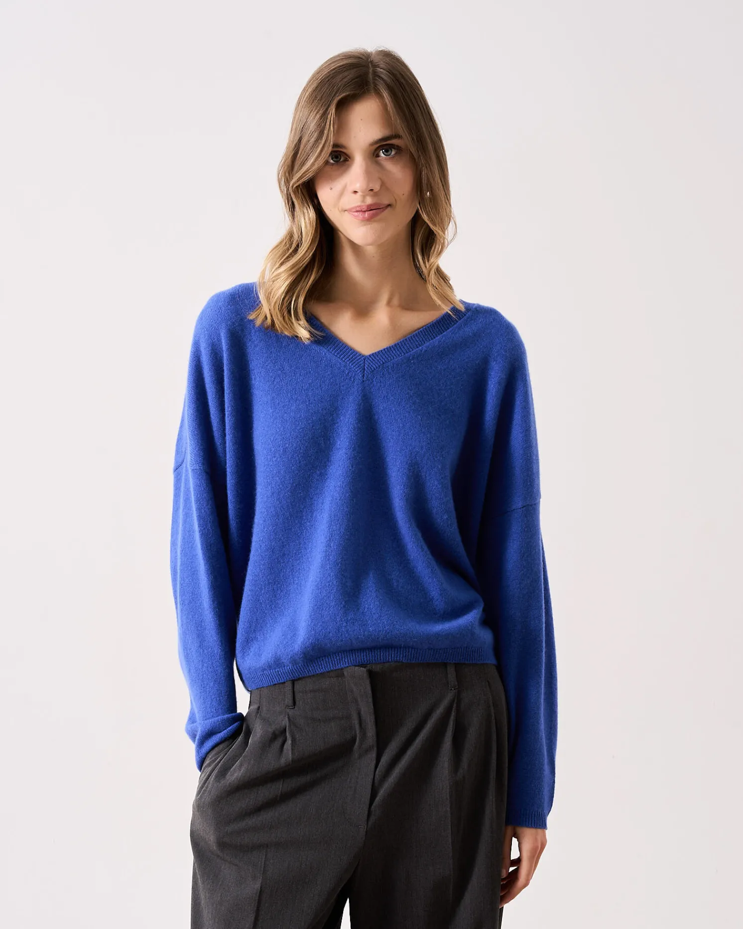 Absolut Cashmere Alicia<DAMES V-Hals|100% Kasjmier