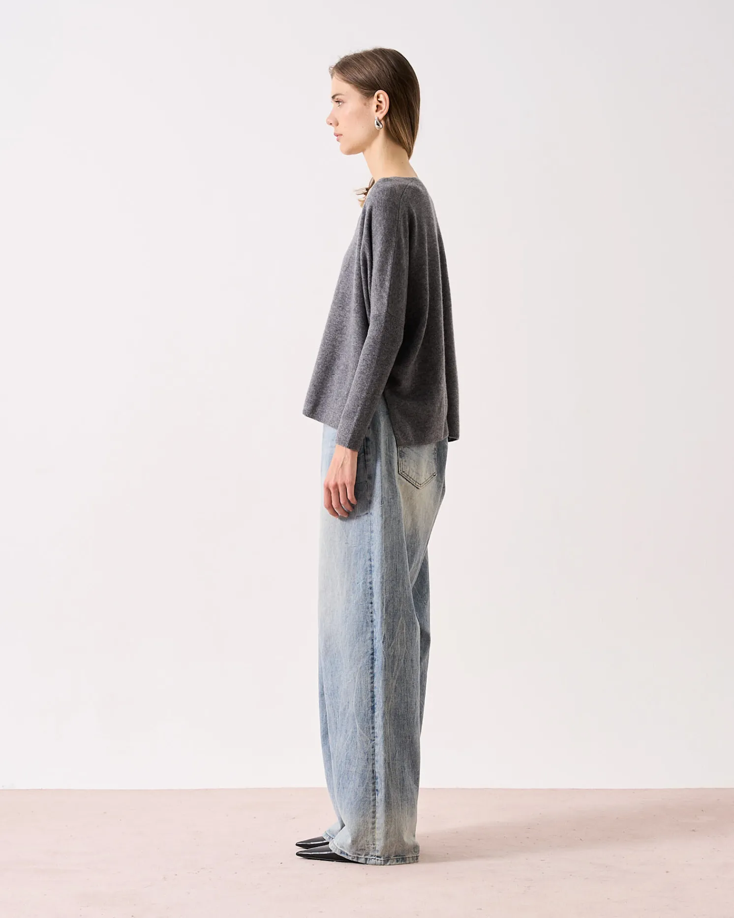 Absolut Cashmere Camille<DAMES V-Hals|Poncho'S