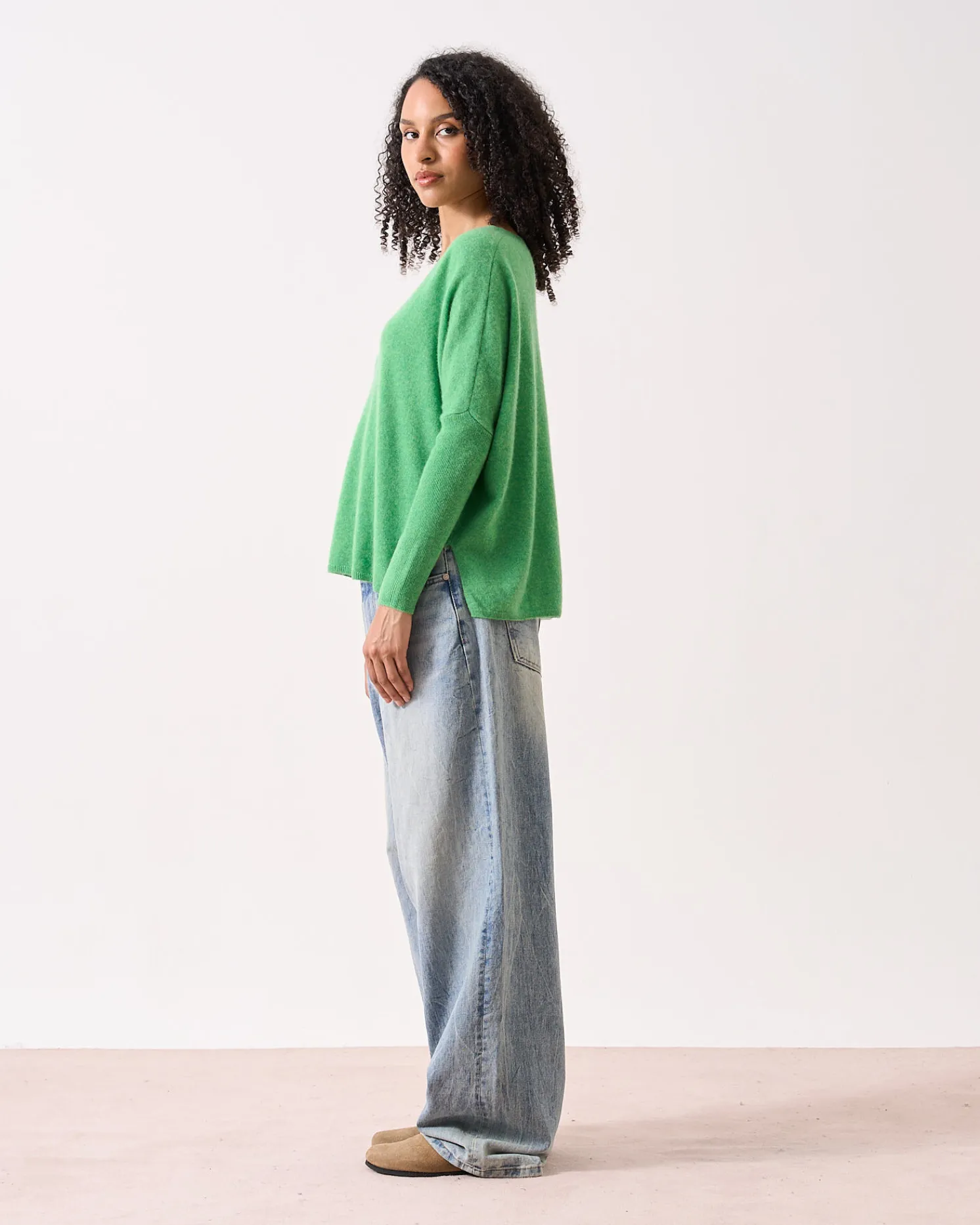 Absolut Cashmere Camille<DAMES V-Hals|Poncho'S