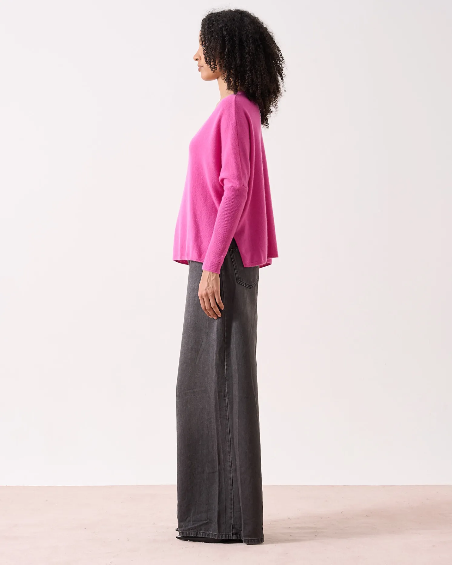 Absolut Cashmere Camille<DAMES V-Hals|Poncho'S