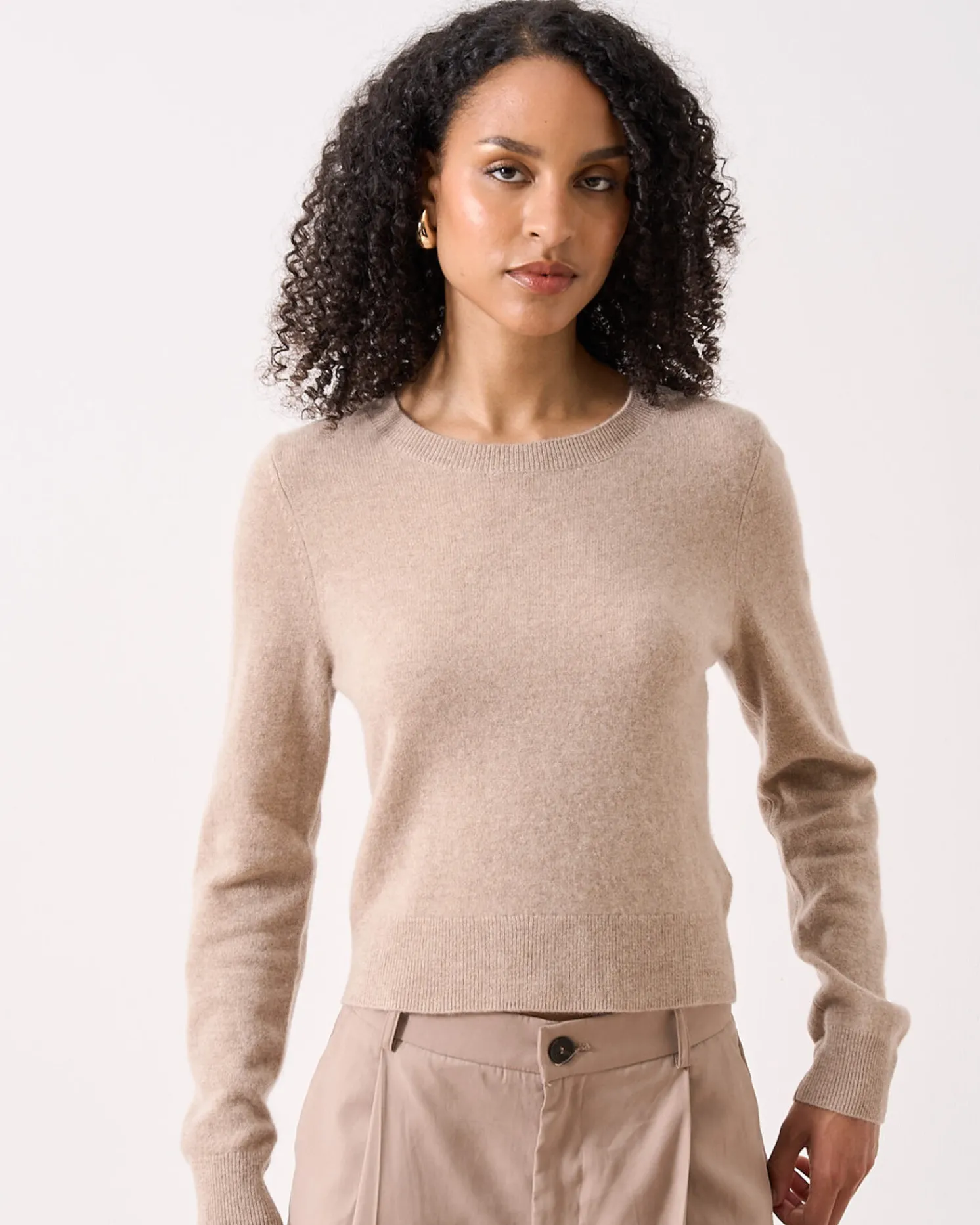 Absolut Cashmere Carlie<DAMES Ronde Hals|100% Kasjmier