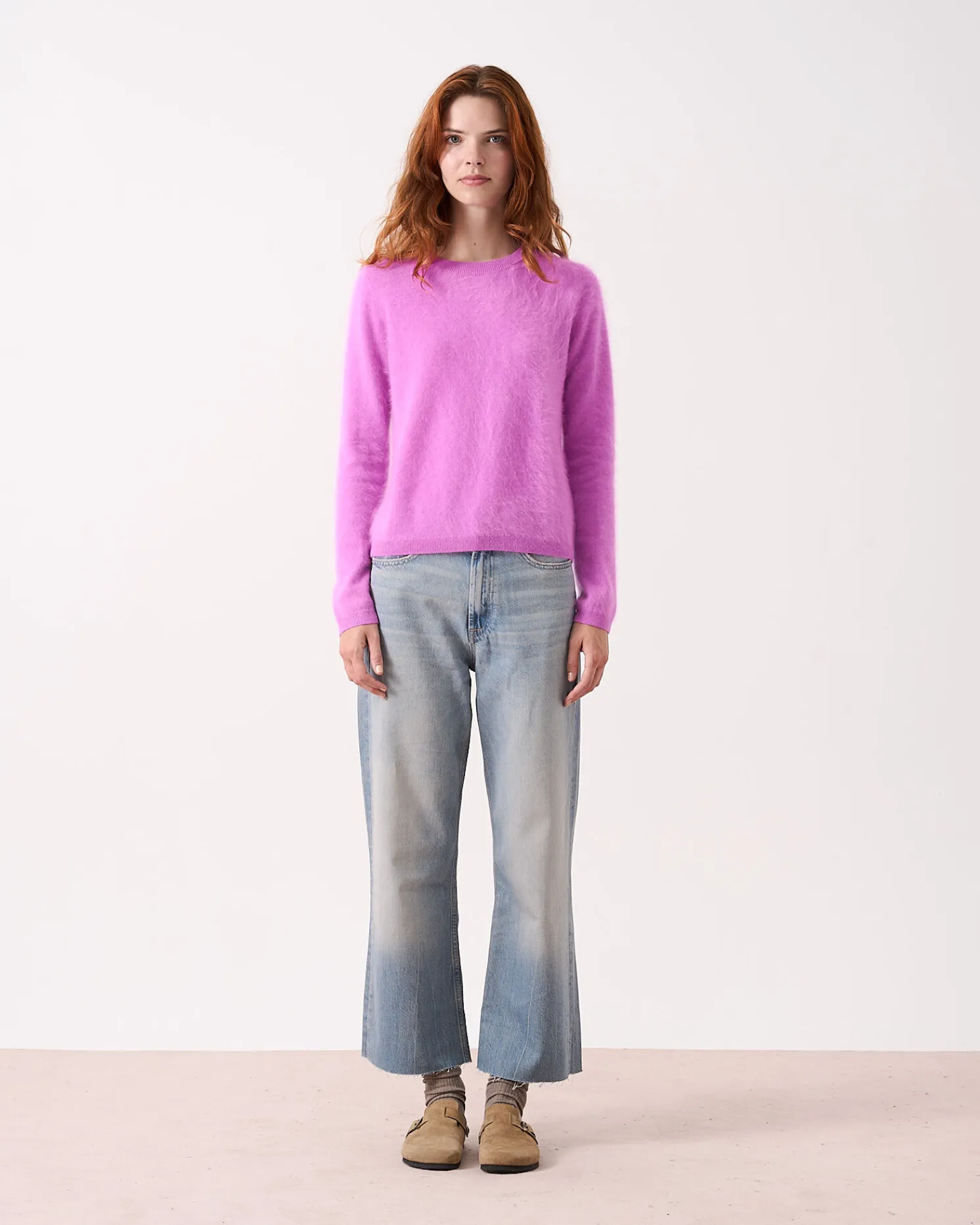Absolut Cashmere Clare<DAMES Ronde Hals|100% Kasjmier