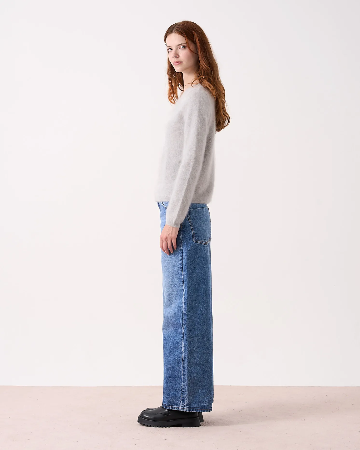 Absolut Cashmere Clare<DAMES Ronde Hals|100% Kasjmier