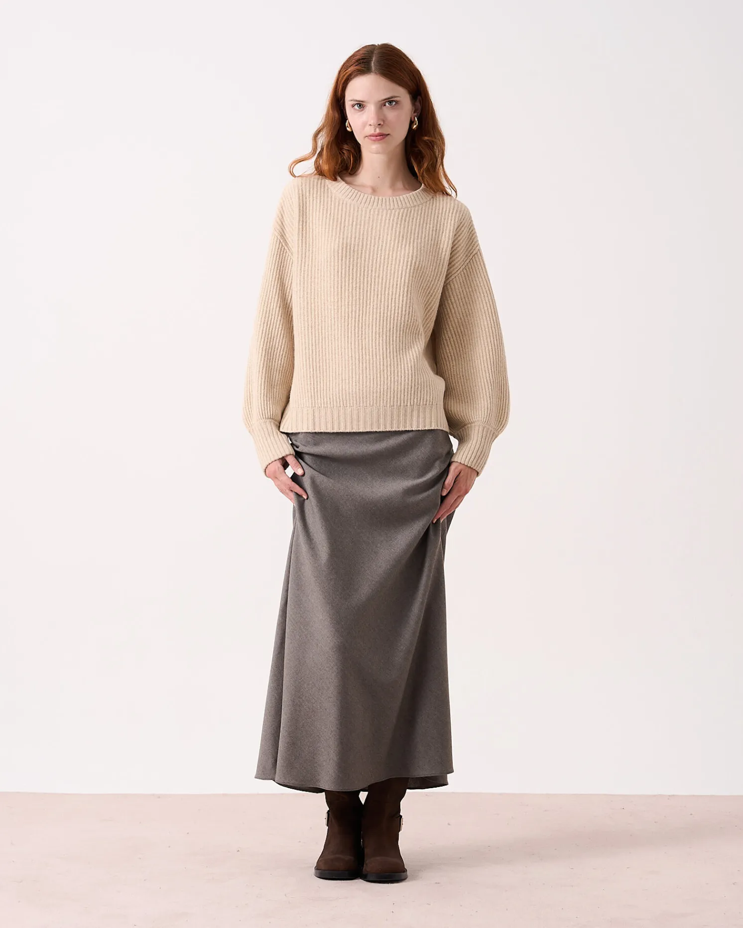 Absolut Cashmere Durham<DAMES Ronde Hals