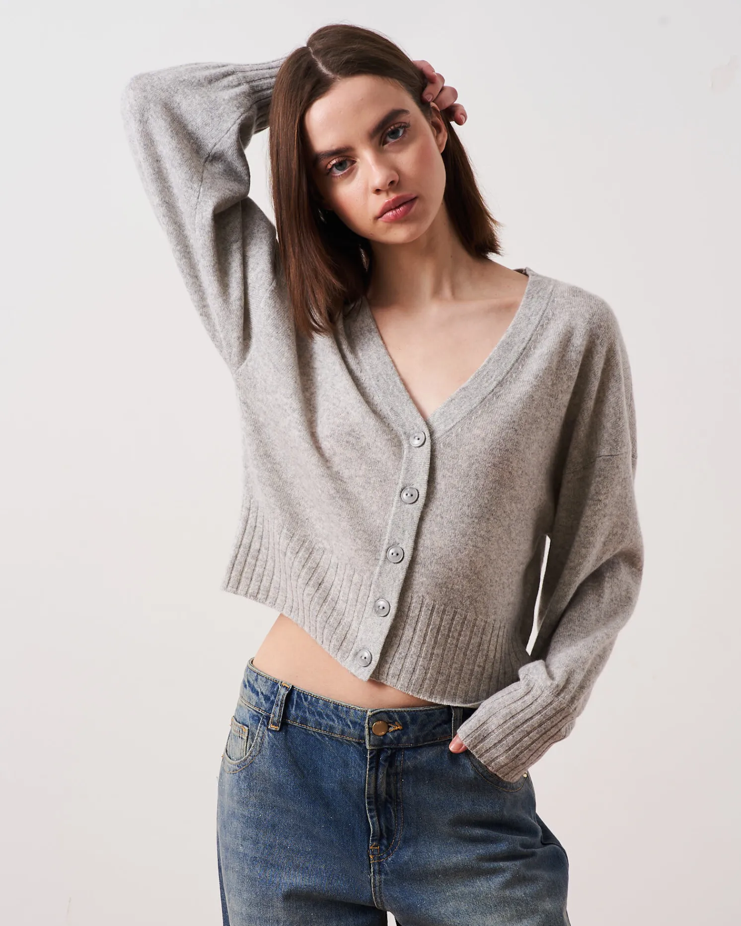 Absolut Cashmere Eugenie<DAMES Vesten|100% Kasjmier