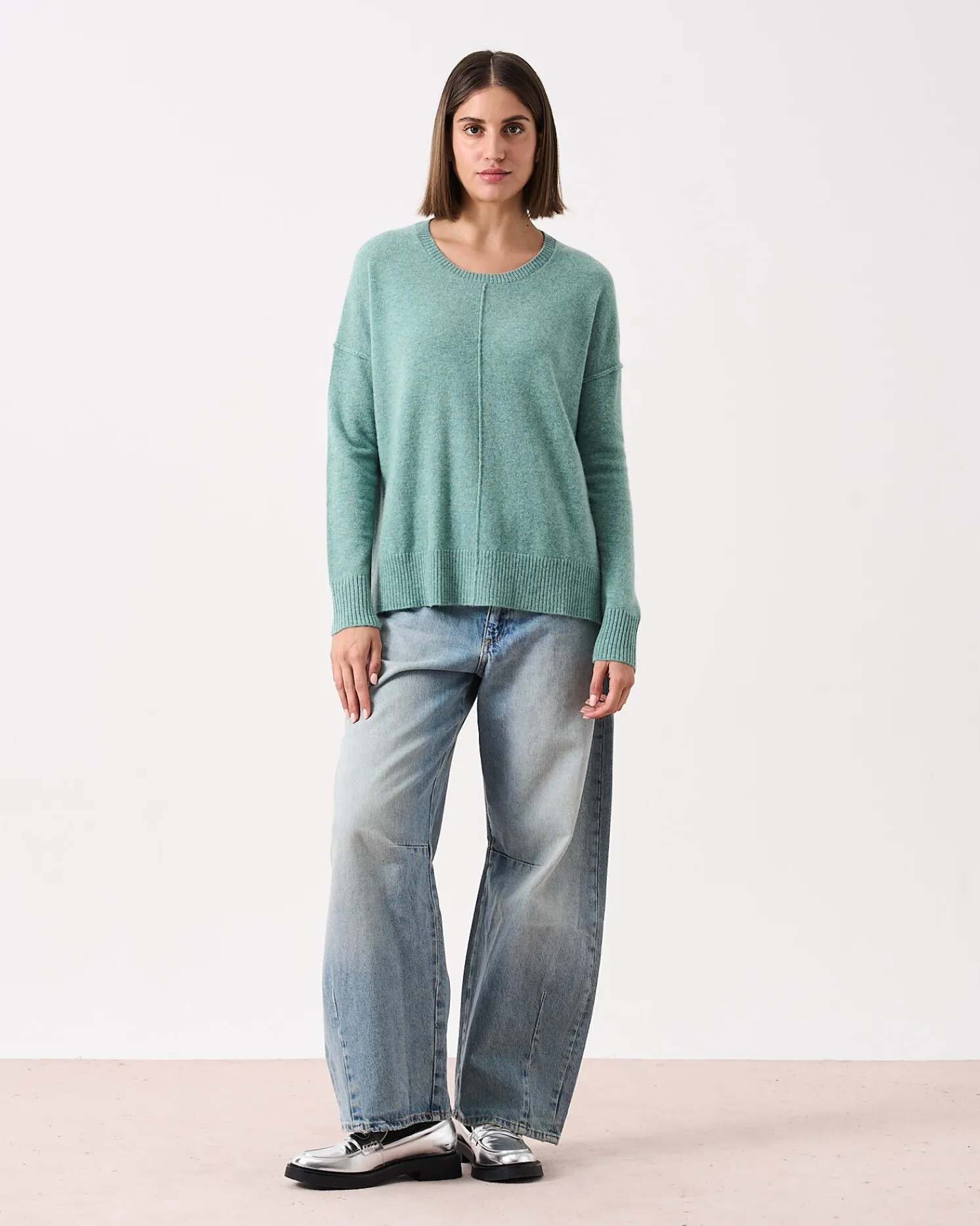 Absolut Cashmere Kenza<DAMES Ronde Hals|100% Kasjmier