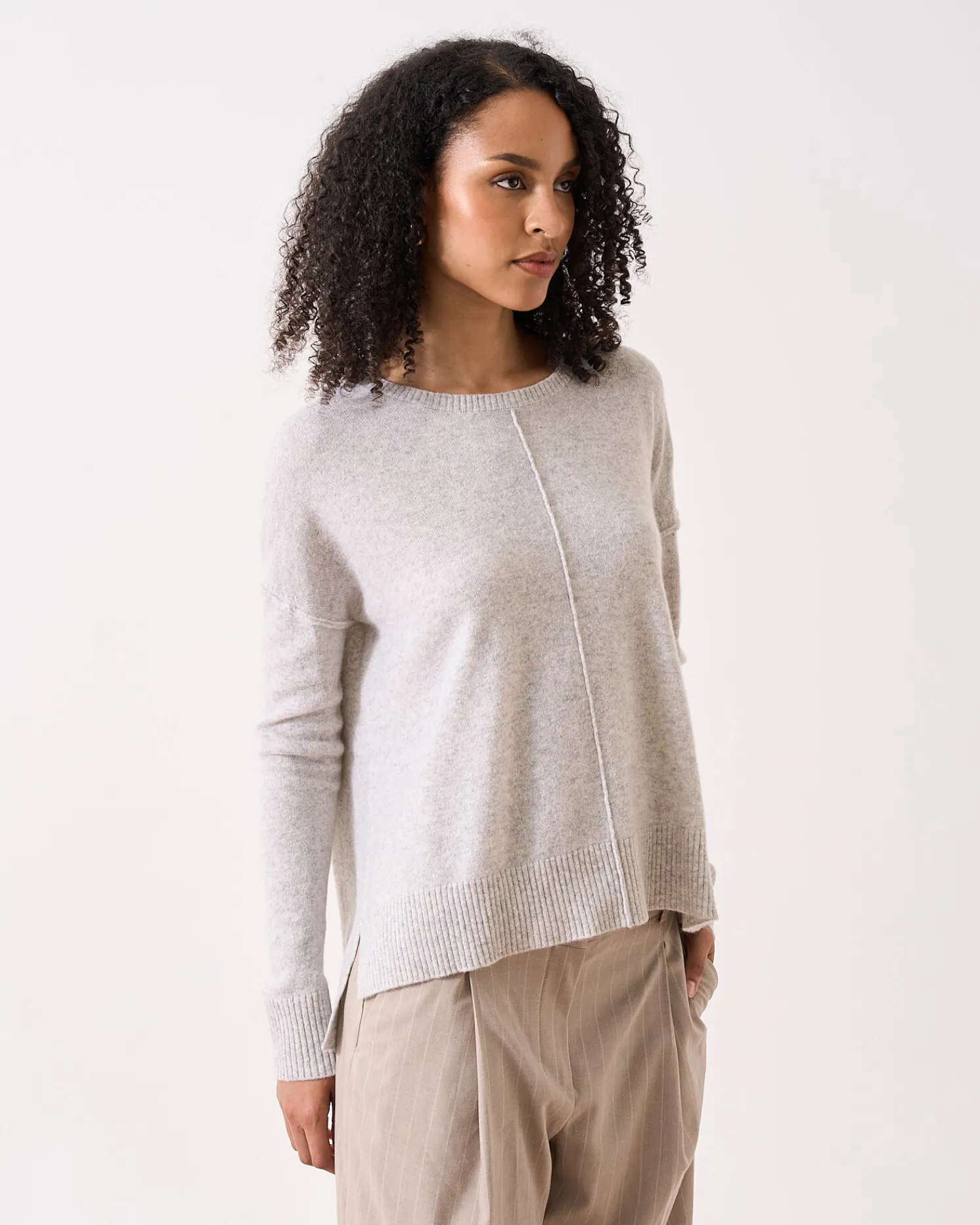 Absolut Cashmere Kenza<DAMES Ronde Hals|100% Kasjmier
