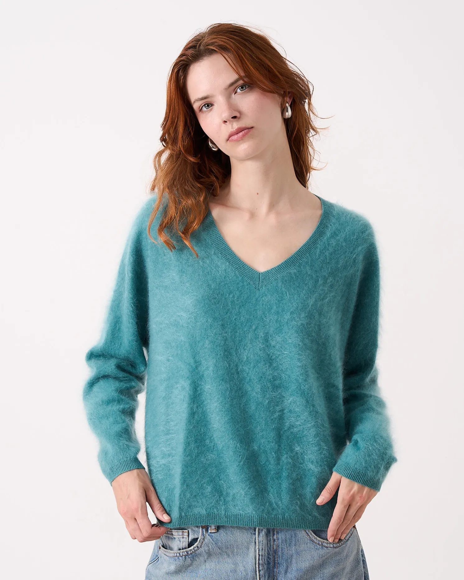 Absolut Cashmere Soeli<DAMES V-Hals|100% Kasjmier